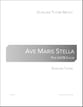 Ave Maris Stella SATB choral sheet music cover